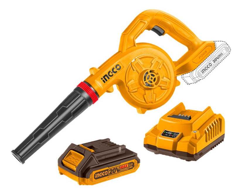Soplador Inalambrico 20v Bateria Cargador Ingco Cabli200281 - Imagen 5