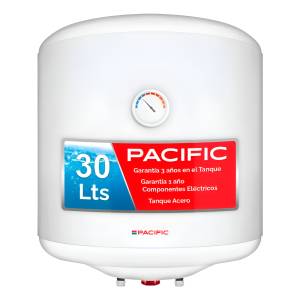 Termotanque Pacific 30 Litros Tanque Acero Vitrificado