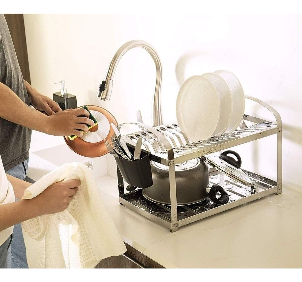 Escurridor De Platos 16pzas Brinox. 51x27x28.5cm - Imagen 2