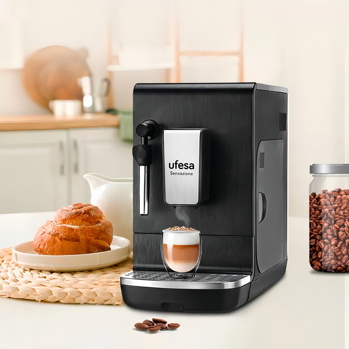 Cafetera Espresso Automatica Ufesa Sensazione Digital - Imagen 4