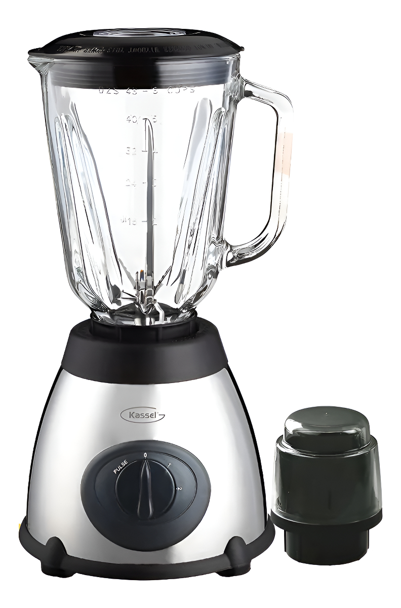 Licuadora Inox. 750w C/ Picadora Plateado