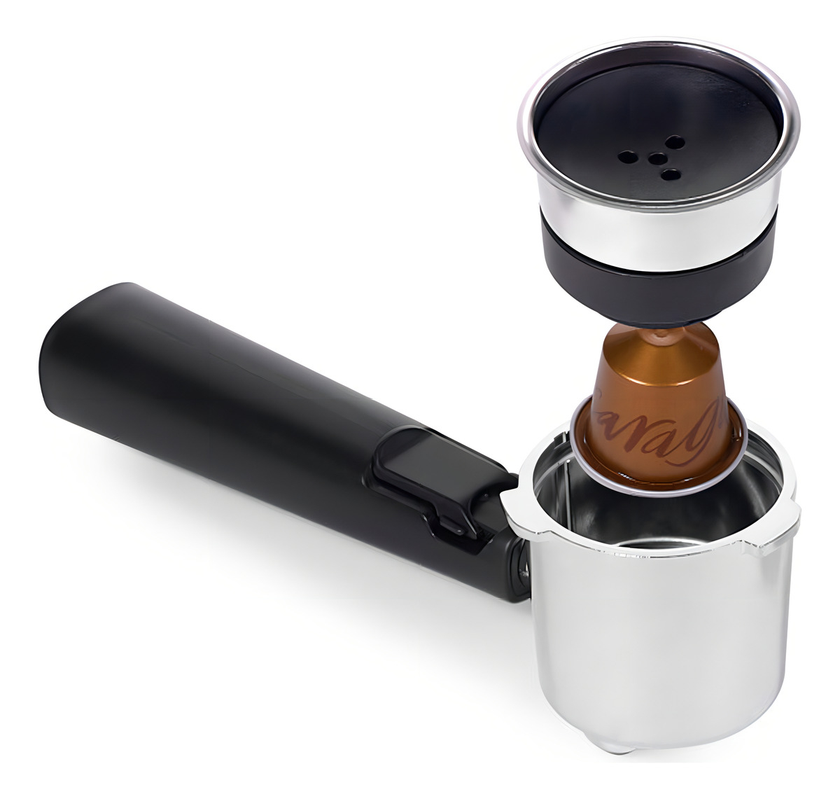 Cafetera Digital Punktal Expresso Y Cápsulas 20 Bares Acero - Imagen 3