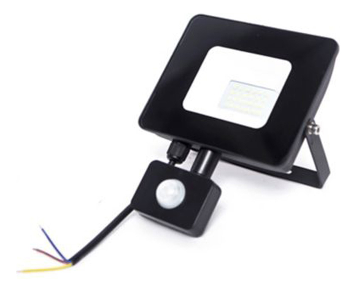 Reflector Foco Led Con Sensor 20w Luz Fria