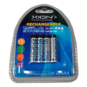 Pilas Recargables Aaa Xion