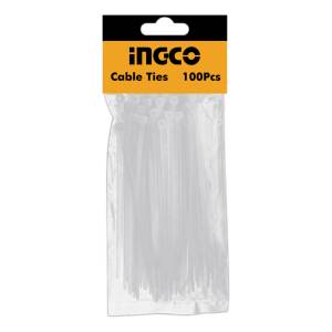 Collarin Precinto Blanco 10 Cm X 2.5 Ingco Hct1001 X 100 Un