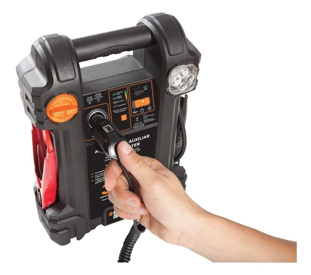 Arrancador Cargador De Bateria Portatil Black+decker Js350s