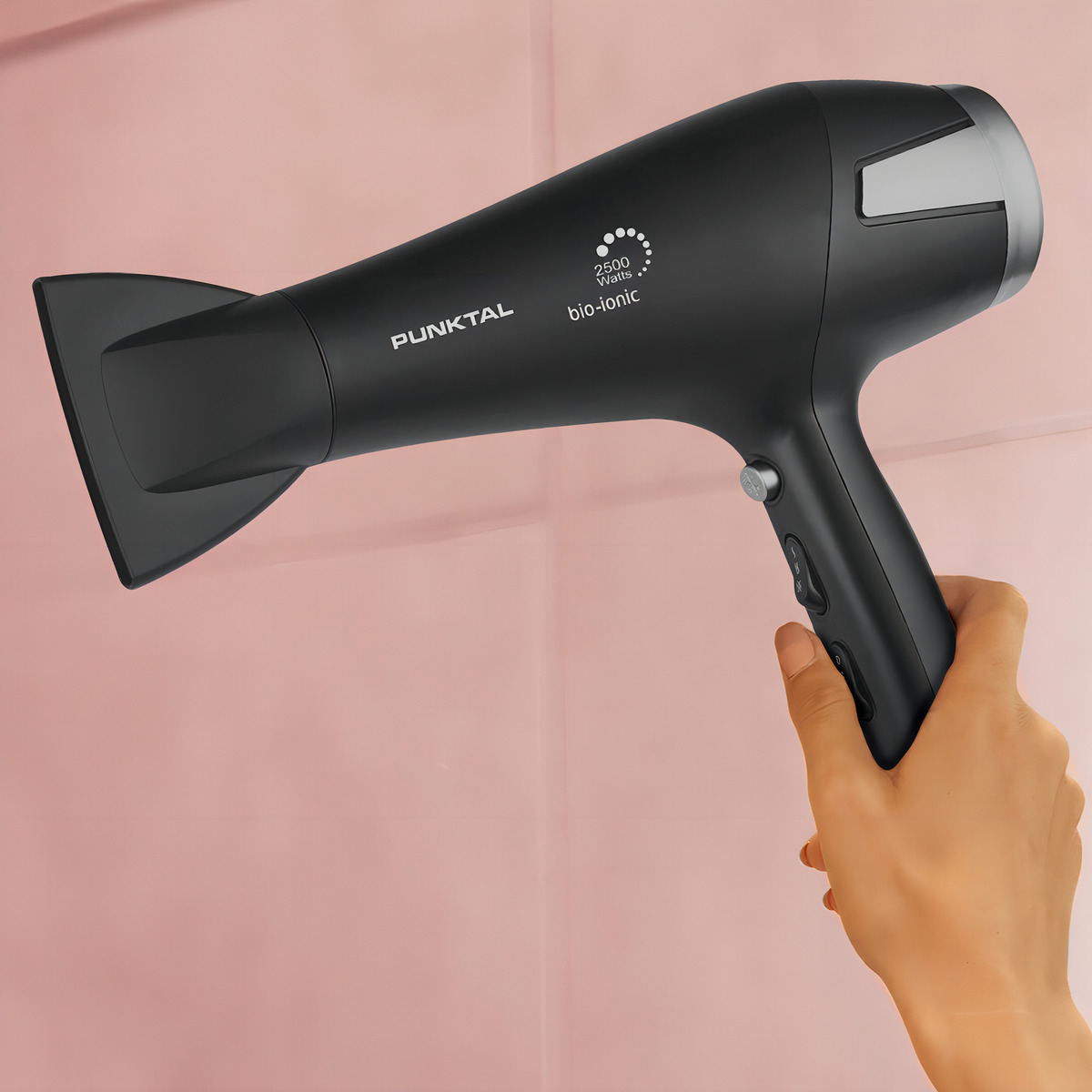 Secador De Pelo Punktal Pk-2500 Ion Con Difusor 2500w 3 Nive - Imagen 5