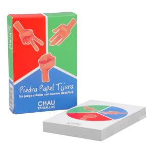 Juego De Cartas Piedra Papel Tijera - Chau Pantallas