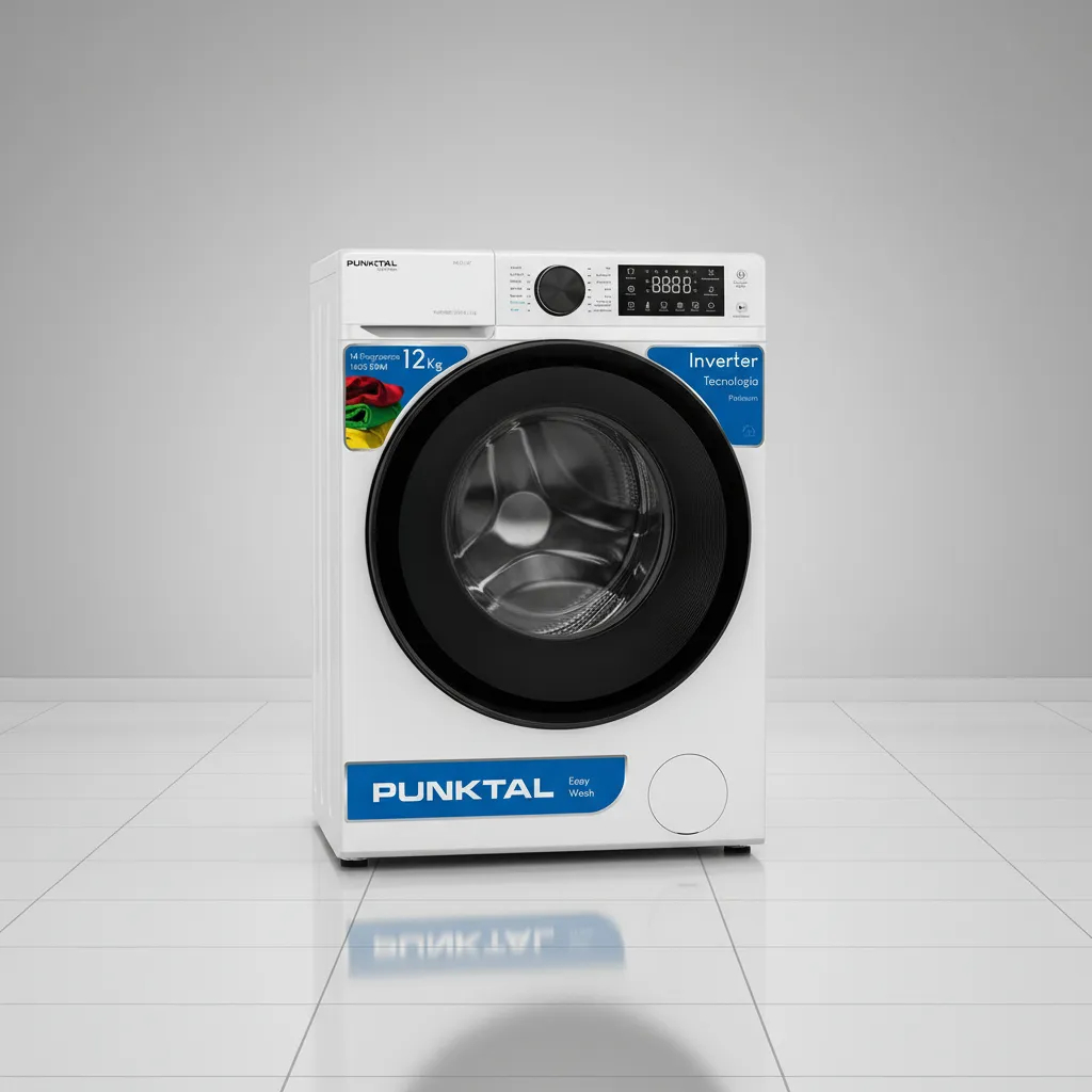 Lavarropas Punktal Frontal 12kg Inverter Pk-12 Lav Nnet - Imagen 2