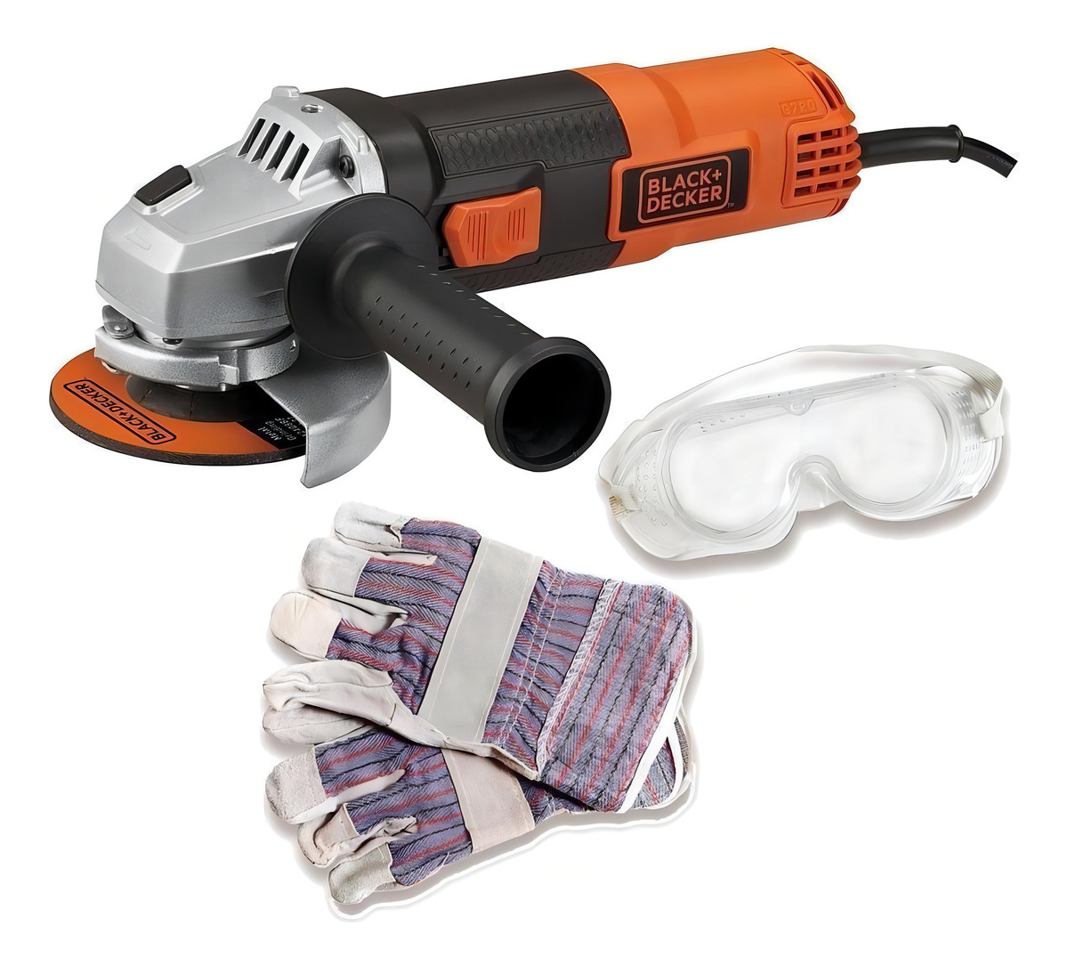 Amoladora Angular Black+decker G720k 820w Accesorios - Imagen 4