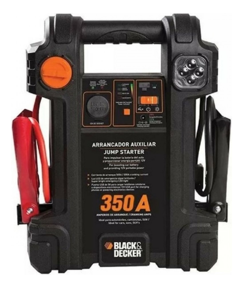 Arrancador Cargador De Bateria Portatil Black+decker Js350s - Imagen 2
