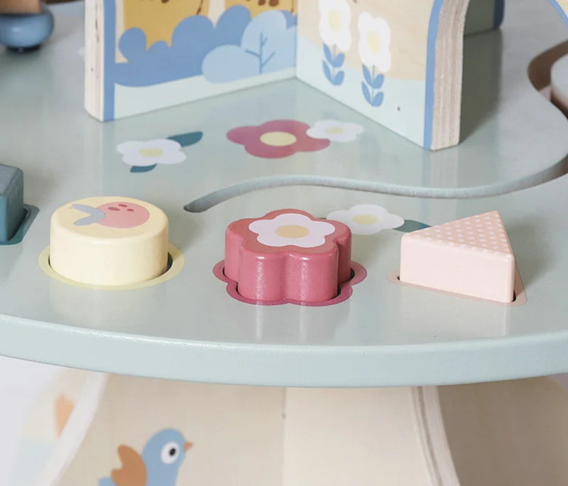 Juego Árbol Educativo Madera Mesa De Actividades Para Niños - Imagen 6