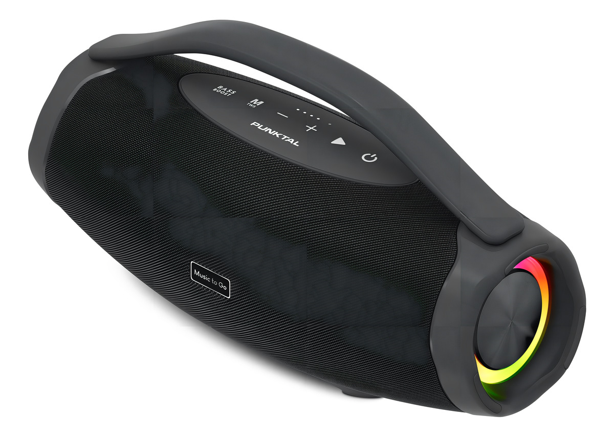 Parlante Punktal Bluetooth Resistente Al Agua Pk71 Bat Color - Imagen 2