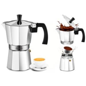 Cafetera Moka Decakila 9 Tazas 450 Ml Tipo Italiana Kmcf025m