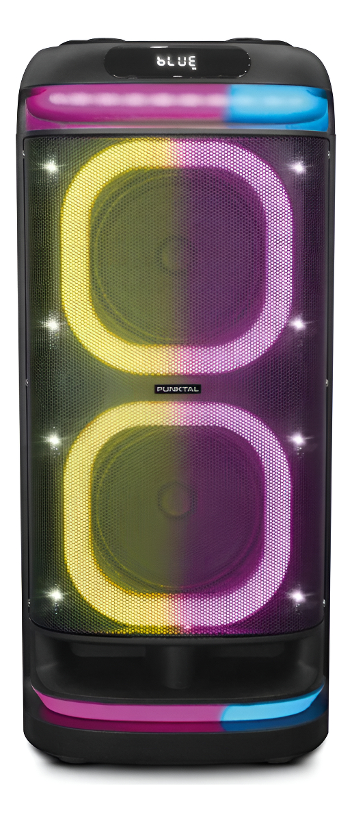 Parlante Activo Punktal 8'' X 2 Batería Usb Bluetooth Radio