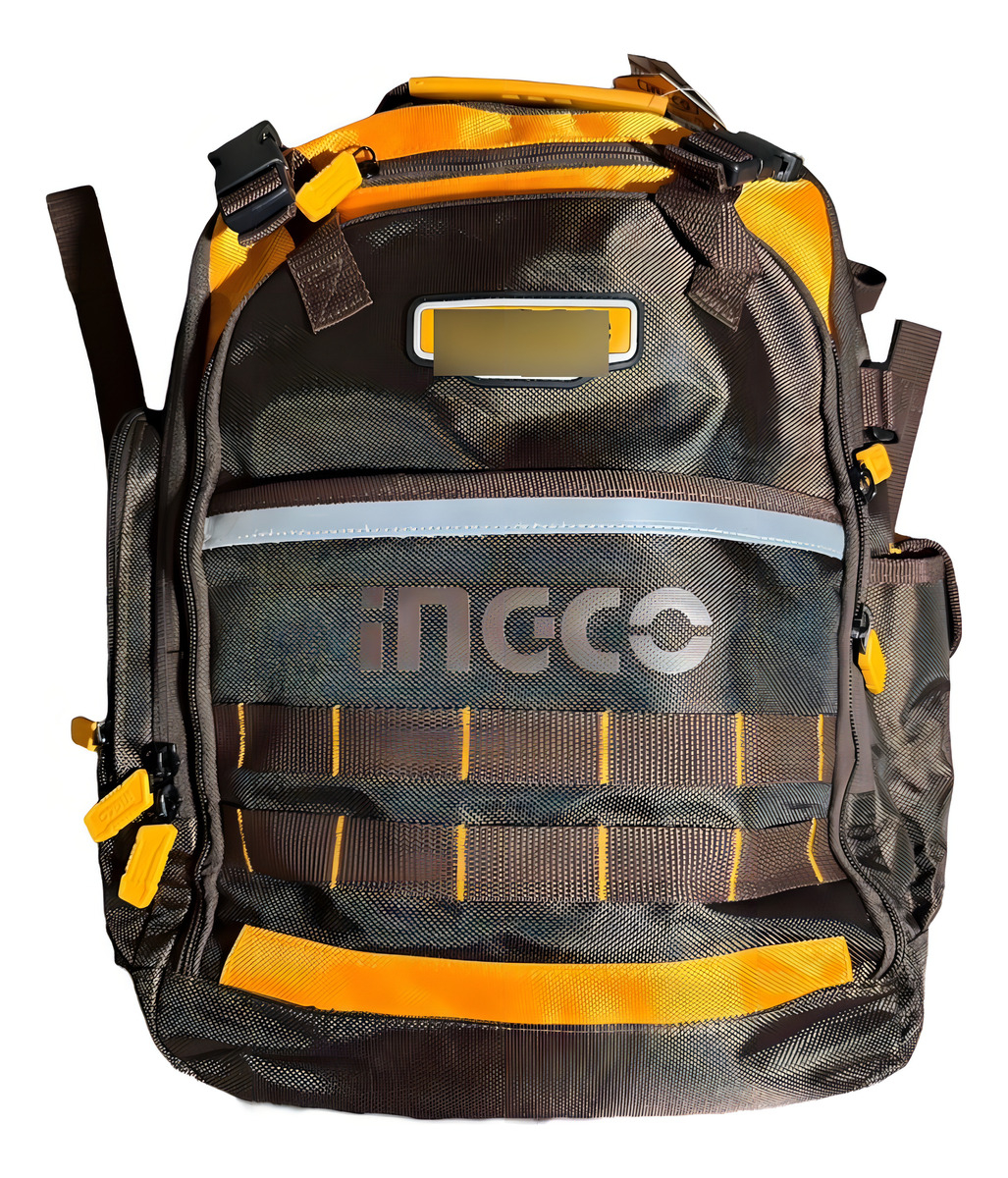 Mochila Para Herramientas Reforzada Ingco Hbp01028 Color Mar - Imagen 2