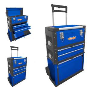 Carro Caja De Herramientas 3 Partes Metal Y Plastico Wadfow