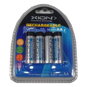Pilas Recargables Pack De 4 Pilas Aa