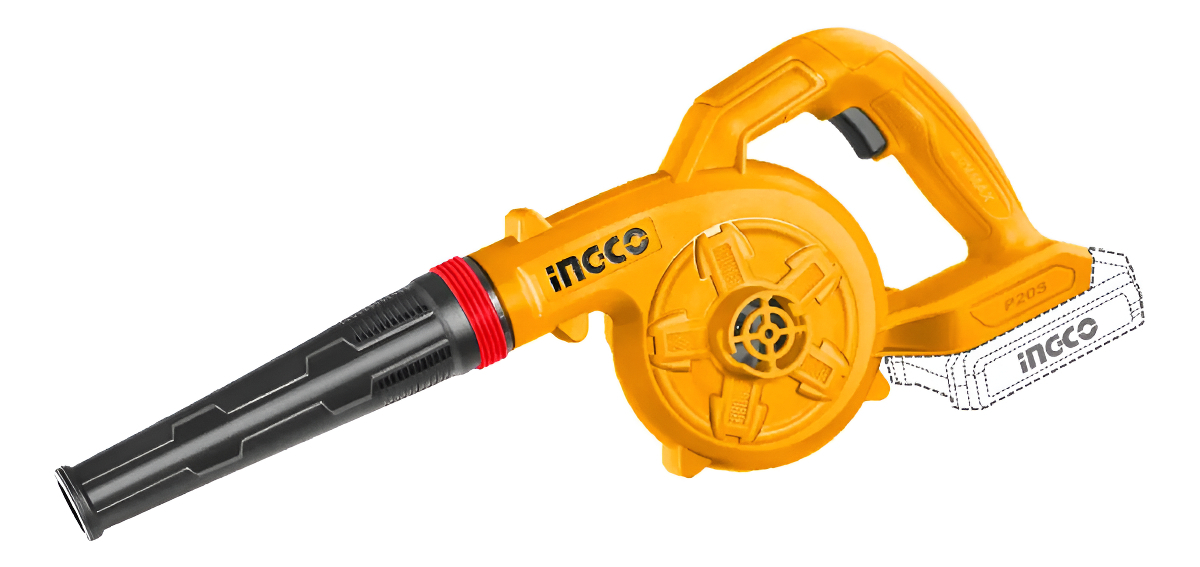 Kit Sopladora + Aspiradora Bateria Ingco 0.5lts + Accesorios - Imagen 2