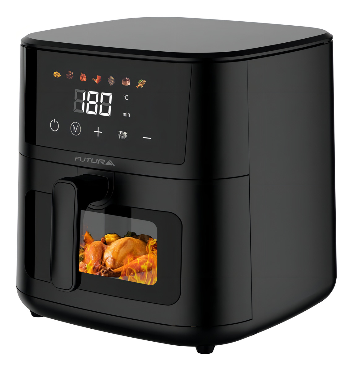 Freidora De Aire Digital Futura Fut-af80db 8 Lt. - Imagen 2