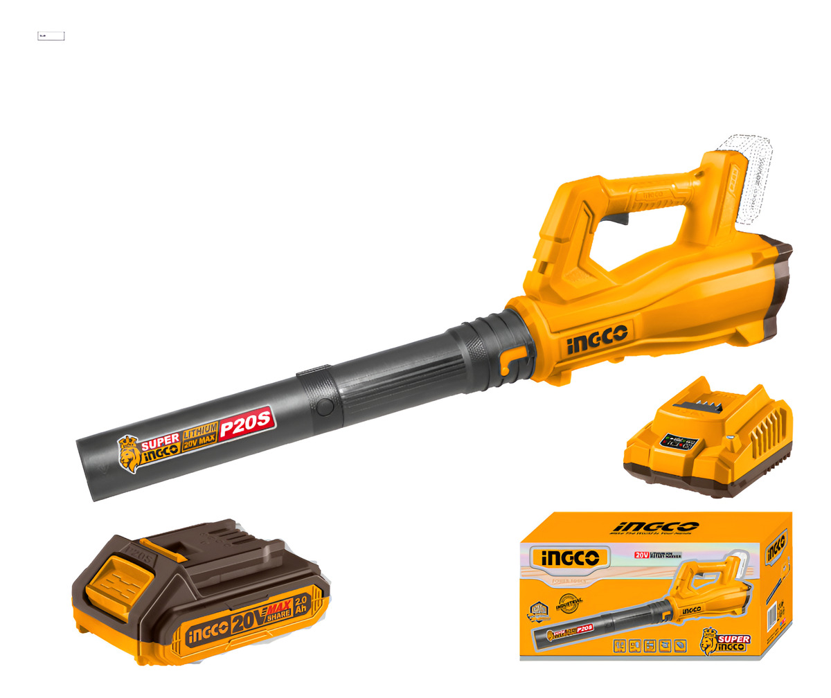 Soplador Ingco + 1 Bateria 2,0ah Y Cargador Normal