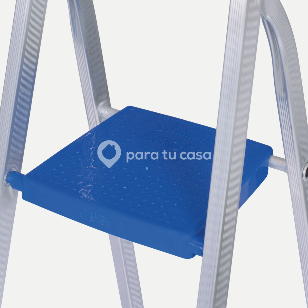 Escalera De Aluminio Tijera Mor 5106 8 Escalones - Imagen 9