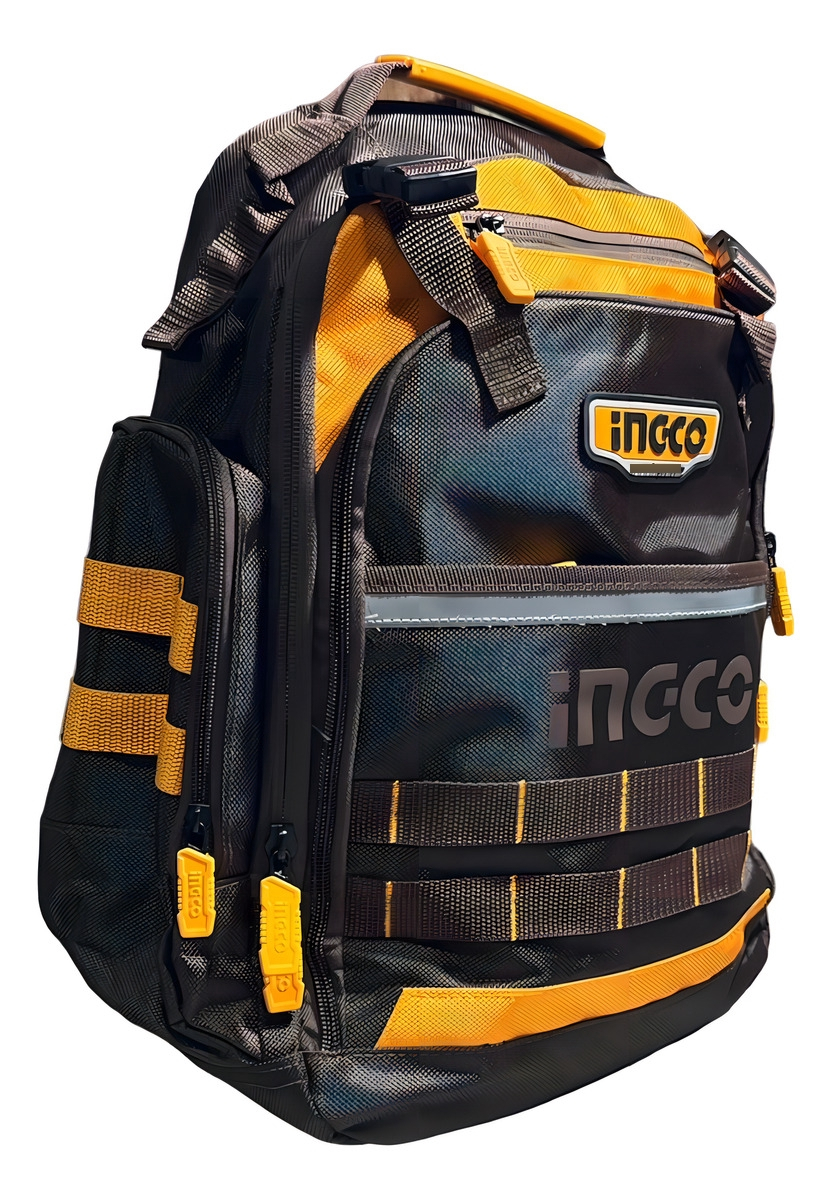 Mochila Para Herramientas Reforzada Ingco Hbp01028 Color Mar - Imagen 3