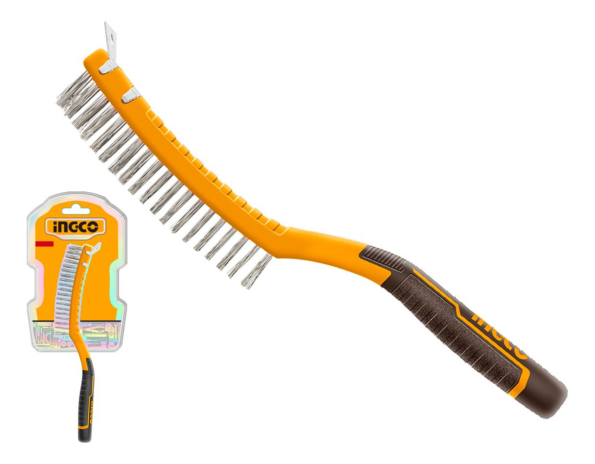 Cepillo Acero Ingco 340mm Con Mango - Imagen 2