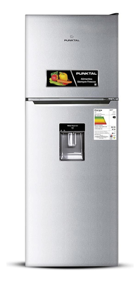 Refrigerador Frio Seco Punktal 345 Lts Inox.