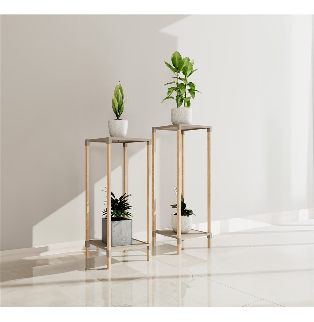 Organizador Set X2unid 48x28x25cms / 59x28x25cms Madera Y Pp - Imagen 3