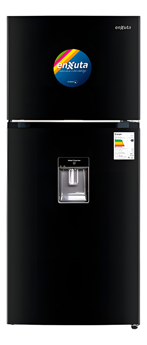 Heladera Inverter Enxuta Renx410dn Dispensador Eficiencia A Color Negro
