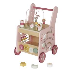 Andador De Madera Para Bebés Con Múltiples Actividades