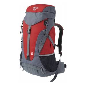 Mochila Camping 65lts Negro Gris Rojo Pavillo