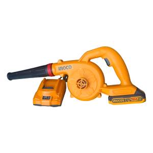 Soplador Inalambrico 20v Bateria Cargador Ingco Cabli200281