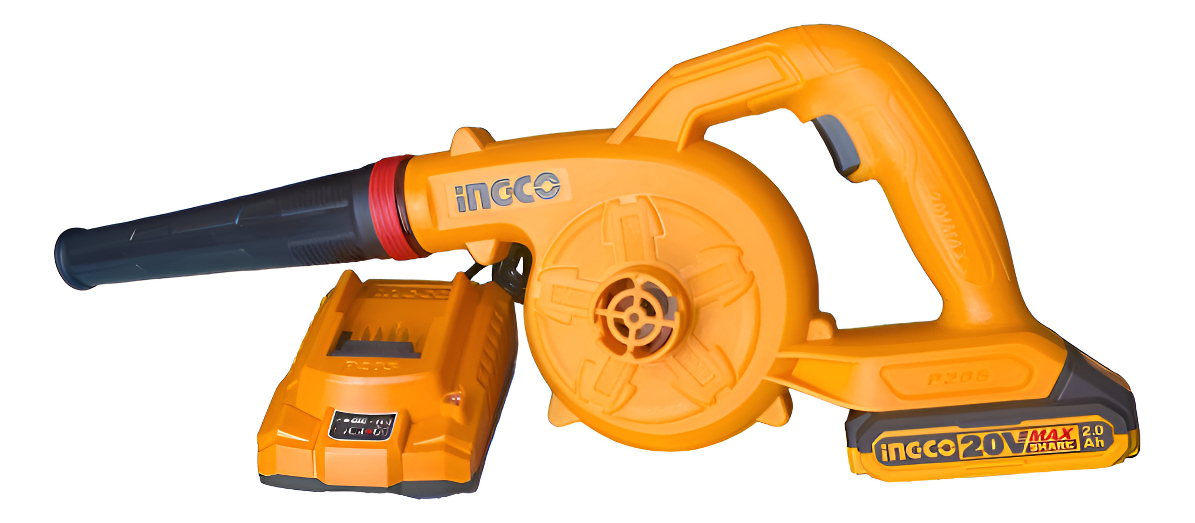 Soplador Inalambrico 20v Bateria Cargador Ingco Cabli200281