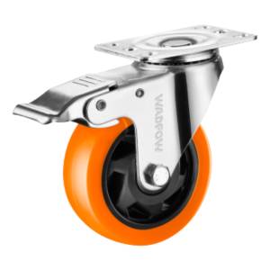 Rueda Giratoria C Freno 5 Wadfow Wjl2353