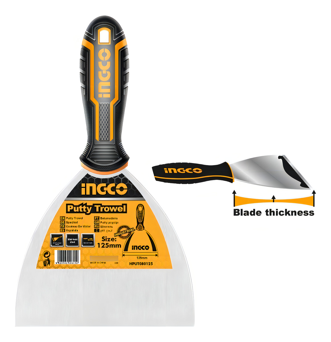 Espátula Metal Industrial Pintor 12,5 Cm Ingco Hput08125 - Imagen 4