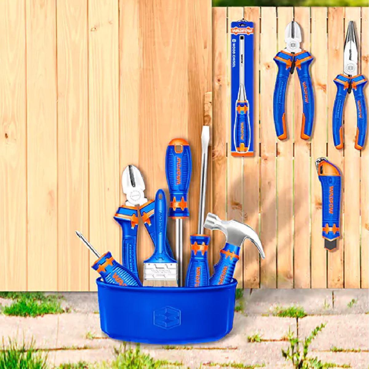 Juego Destornilladores 10 Piezas 5 Phillips 5 Planos Wadfow - Imagen 5