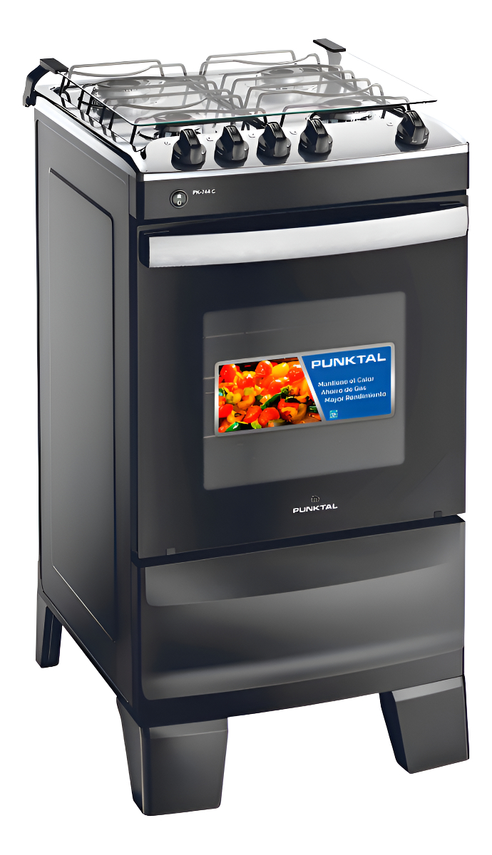 Cocina Combinada 4 Hornallas Punktal Pk-744 C Grill