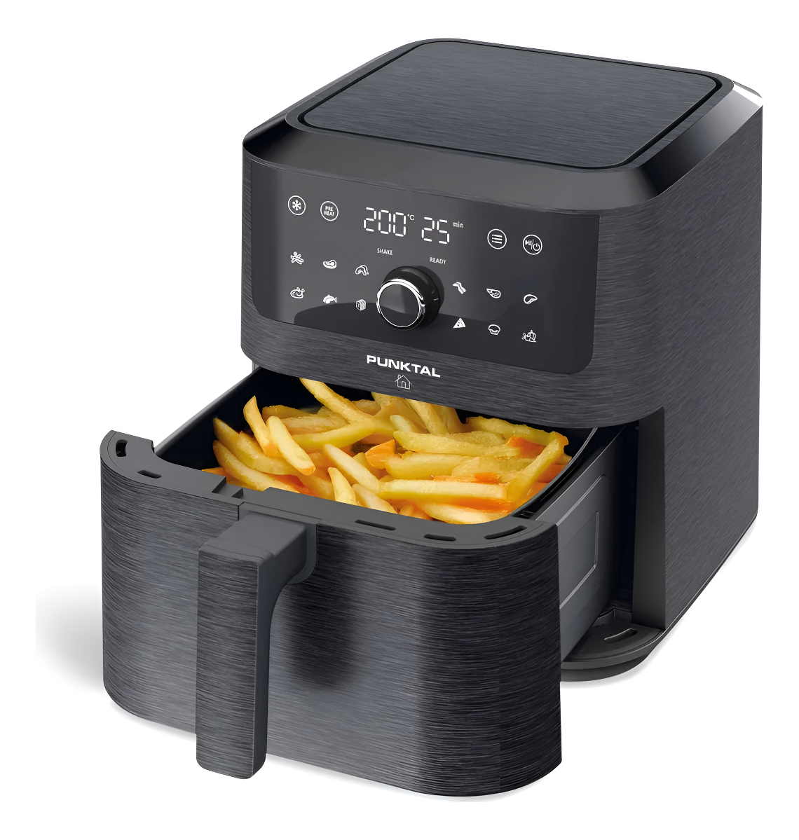 Freidora Punktal Digital Sin Aceite Pk374fd 5.5 Litros 1700w