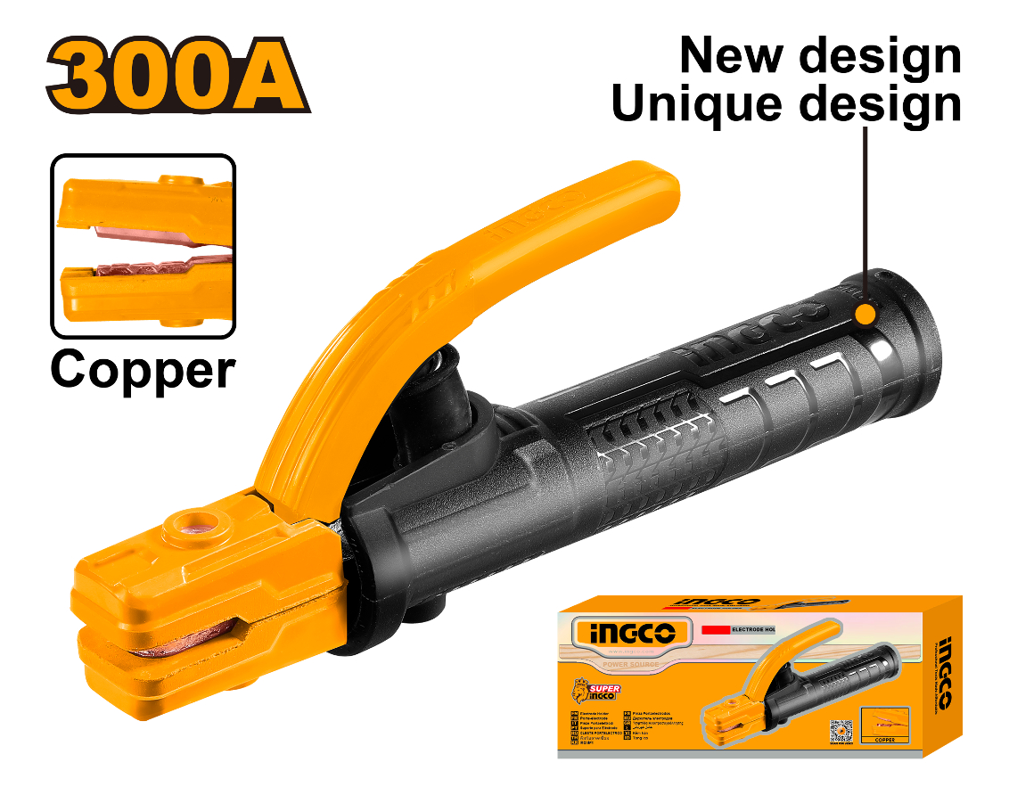 Pinza Porta Electrodo Soldadora 300a Ingco Wah3008 - Imagen 3