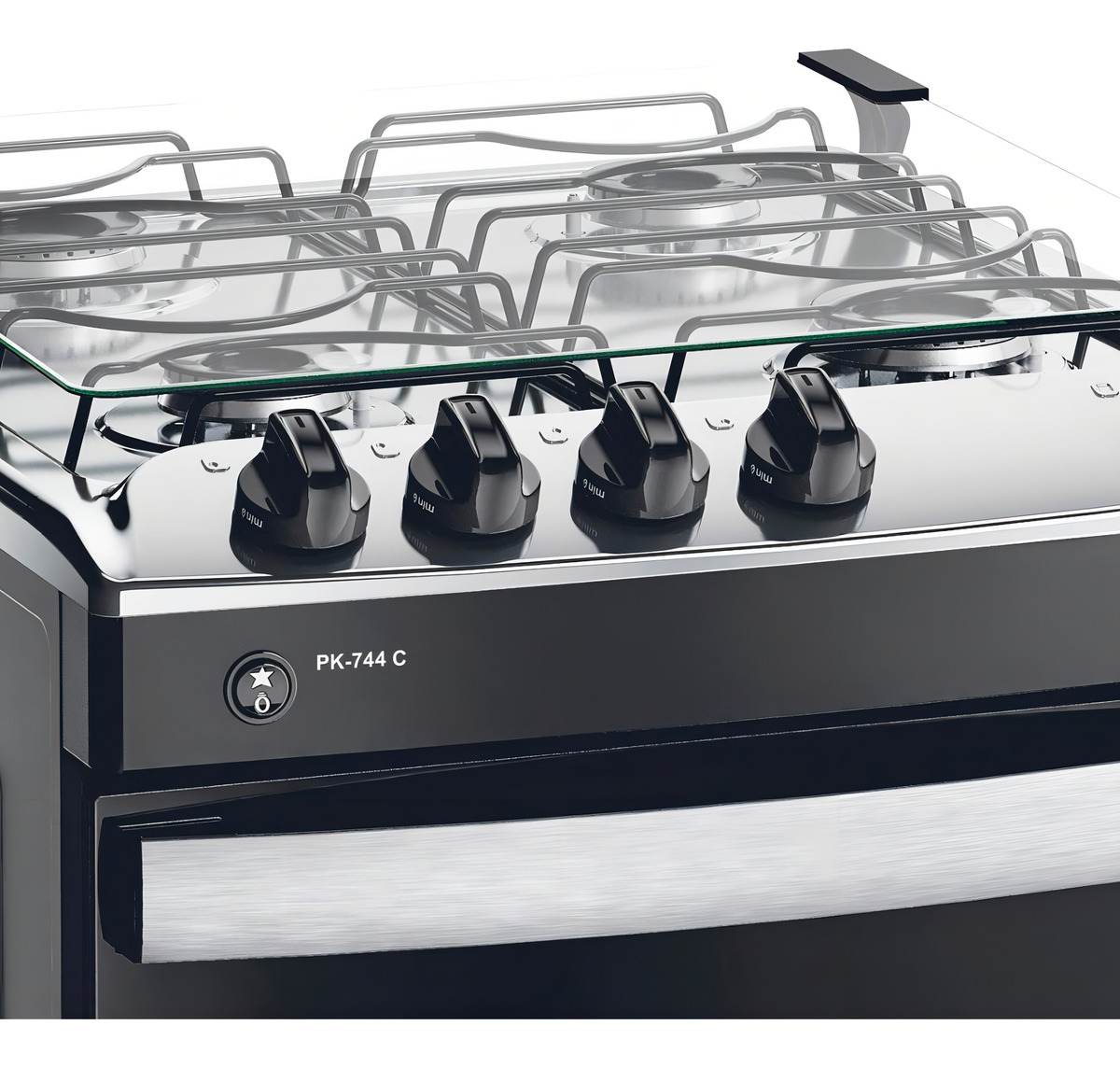 Cocina Combinada 4 Hornallas Punktal Pk-744 C Grill - Imagen 2