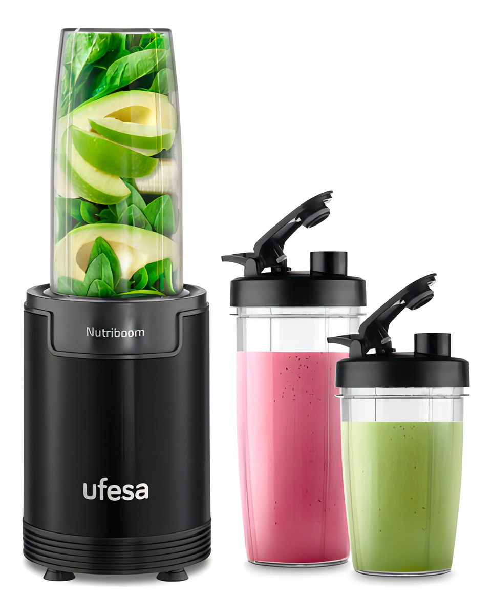 Licuadora Ufesa Nutriboom 900w Ideal Batidos 2 Jarras + Tapas - Imagen 8