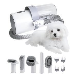 Kit De Corte, Aseo Y Aspiradora Para Mascotas Xion Color Único