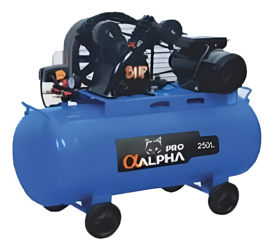 Compresor Apha Pro 2hp 100lt Polea 115lb Cc8100225 - Imagen 2