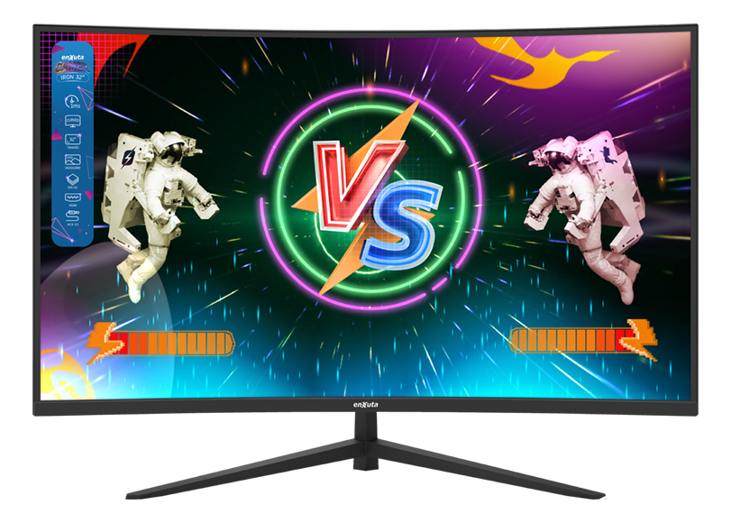 Monitor Gamer Iron 32 Full Hd Curvo Mgienx2832-165c Enxuta