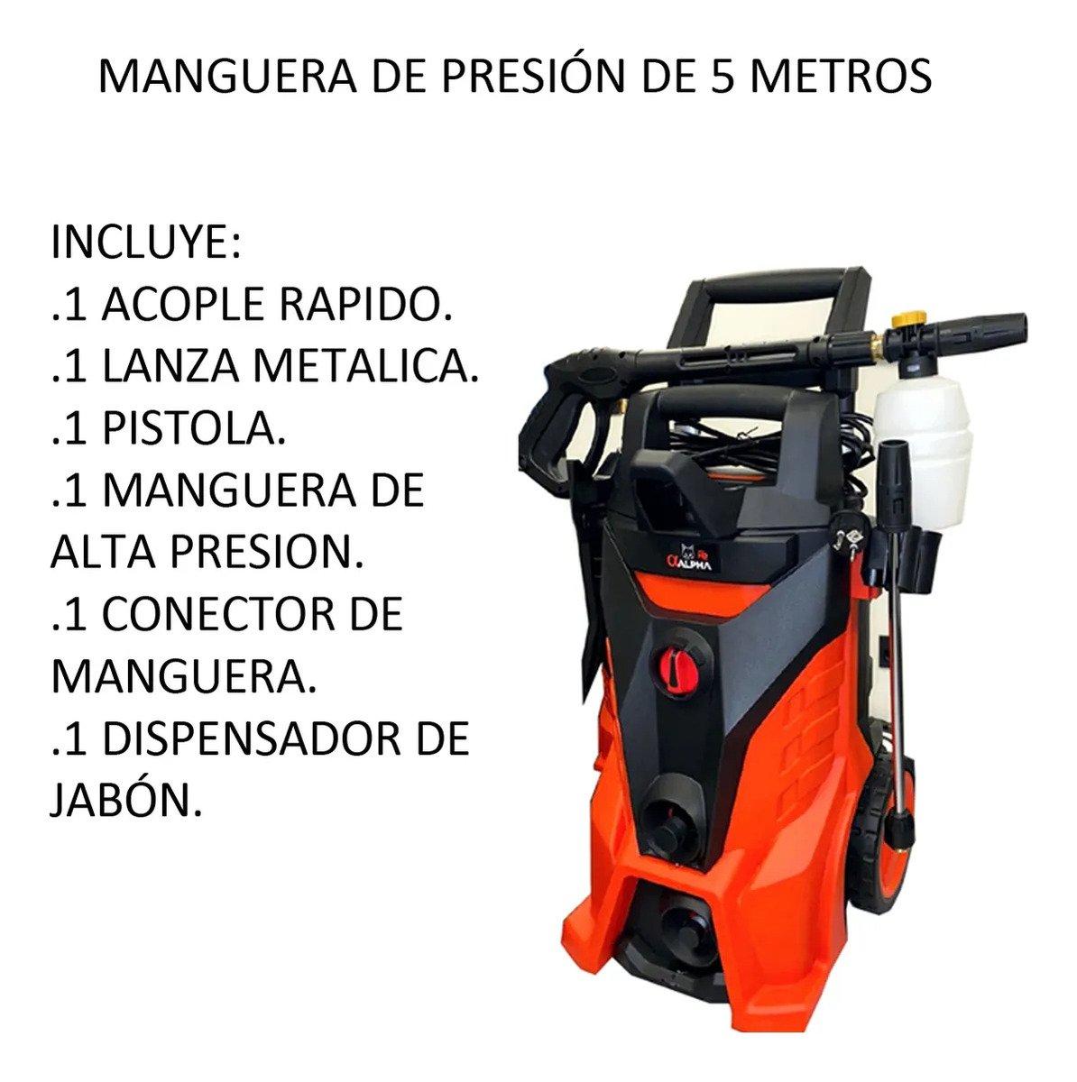 Hidrolavadora Industrial Alpha Pro 170bar 2350w Hl10170m2 - Imagen 4