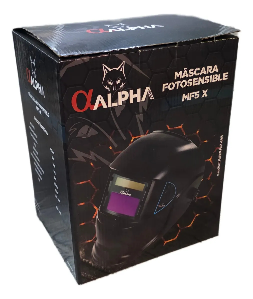 Máscara De Soldar Fotosensible Automatica Alpha Mf5x - Imagen 3