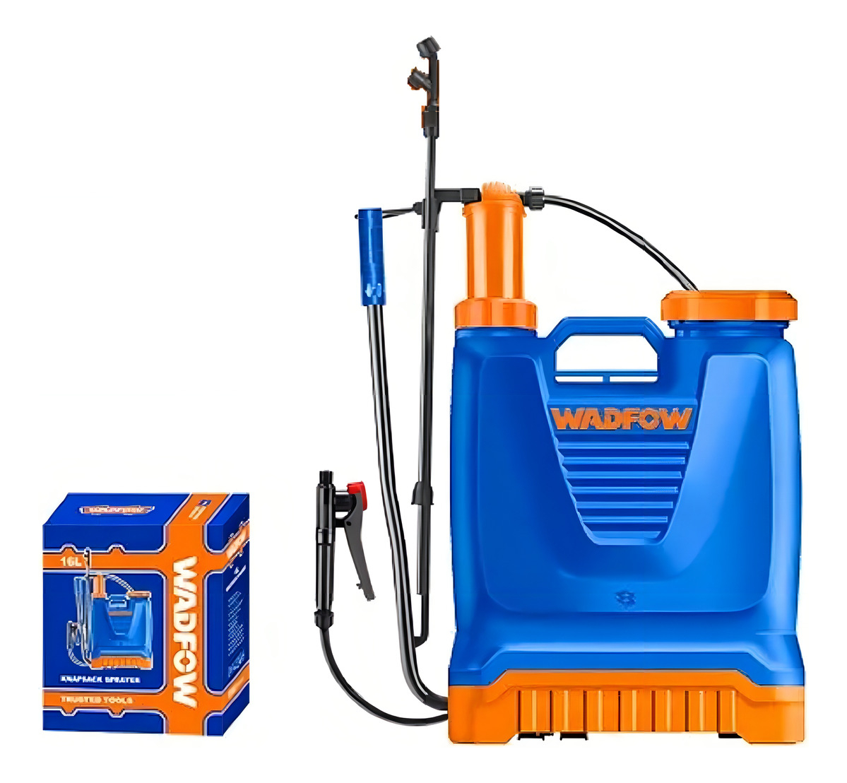Mochila Pulverizador Fumigador 16 Litros Wadfow Wks1516 Color Azul