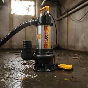 Bomba Pozo Negro C/triturador 2200w 3hp 13mt 3 38m3/h Ingco